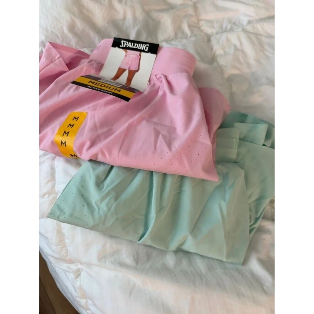 Spalding shorts bundle pink blue size medium